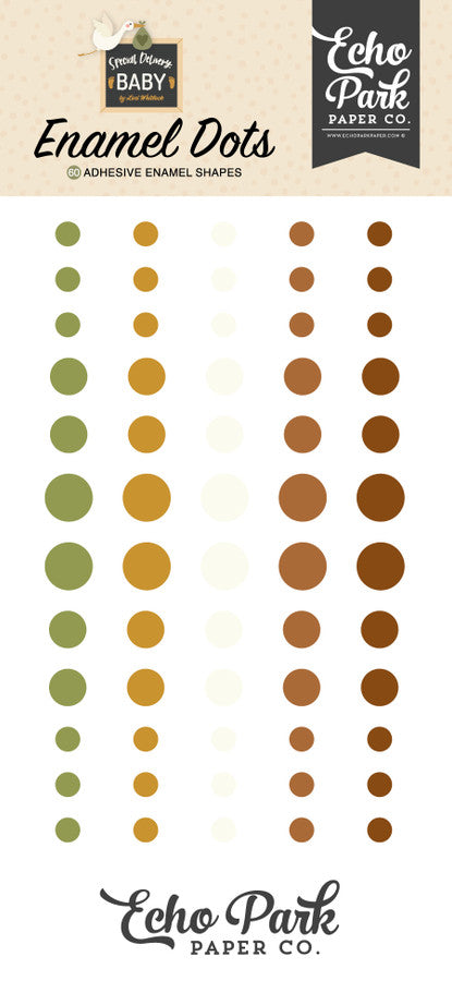 Echo Park SPECIAL DELIVERY BABY Adhesive Enamel Dots