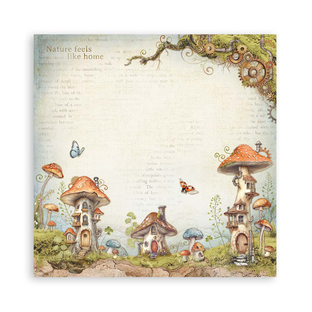 Stamperia HIDDEN GROVE MAXI PAD 12&quot;X12&quot; Scrapbook Paper Pack