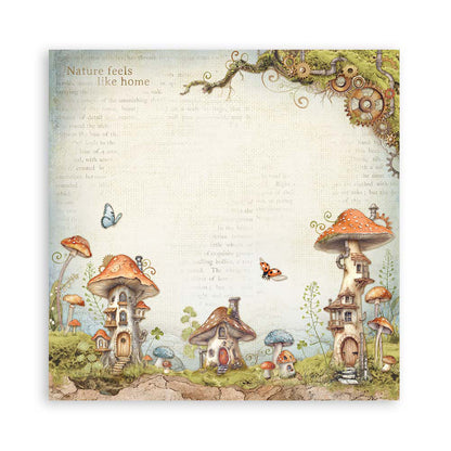 Stamperia HIDDEN GROVE MAXI PAD 12&quot;X12&quot; Scrapbook Paper Pack