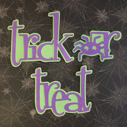 TRICK OR TREAT Halloween Diecuts