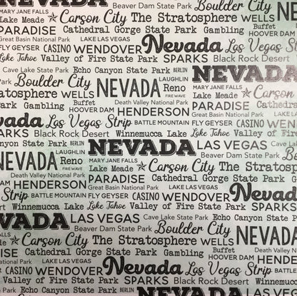 NEVADA POSTAGE MAP GREEN Double Sided 12&quot;X12&quot; Scrapbook Travel Paper Scrapbooksrus 