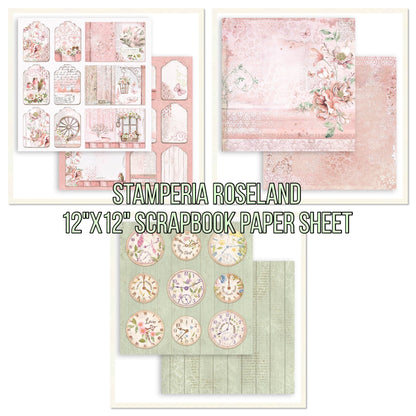 Stamperia ROSELAND 12&quot;X12&quot; Scrapbook Paper Sheet