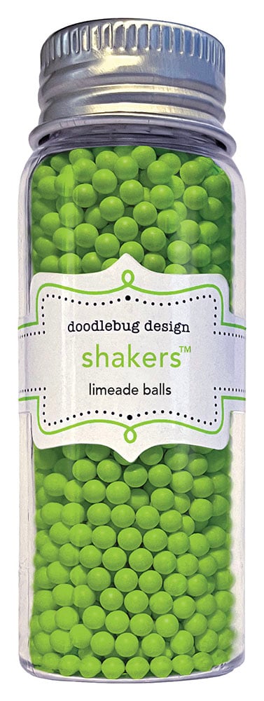Doodlebug Monochromatic LIMEADE Balls Shakers