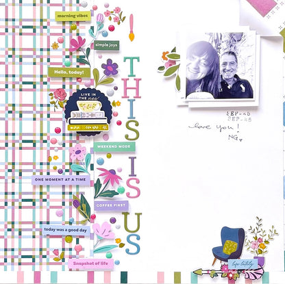 Pinkfresh Paige Evans LOVELY LANE 12”X12” Paper Pack