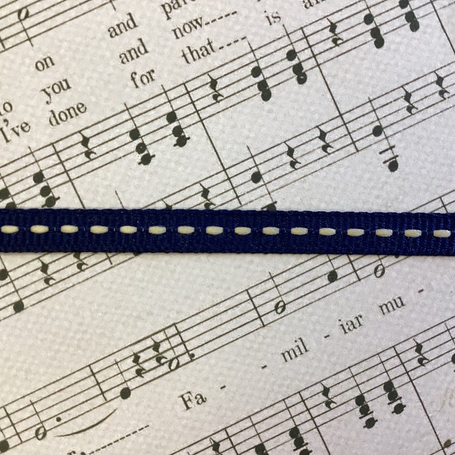 Creative Impressions 1/4&quot; STITCH RIBBON Grosgrain 1 yard yd