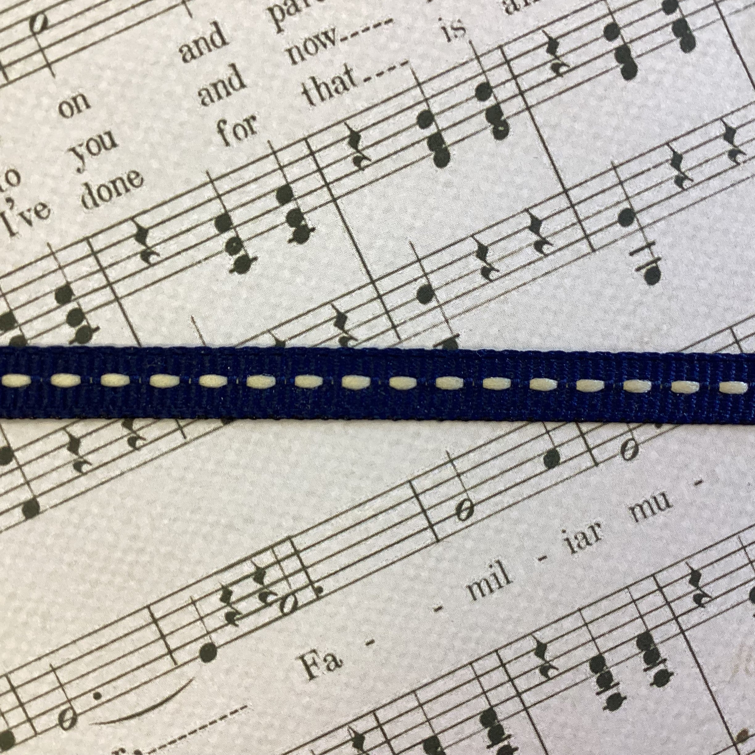 Creative Impressions 1/4&quot; STITCH RIBBON Grosgrain 1 yard yd
