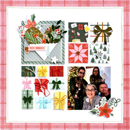 Crate Paper MITTENS &amp; MISTLETOE 6X8 Paper Pad