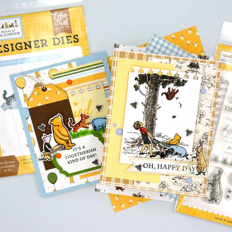 Echo Park WINNIE THE POOH BABY Adhesive Enamel Dots