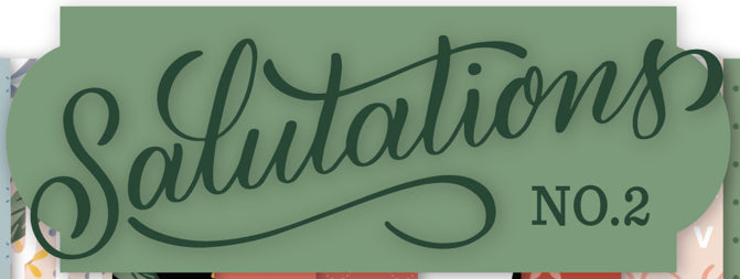 Echo Park SALUTATIONS No. 2 12”X12” Scrapbook Paper