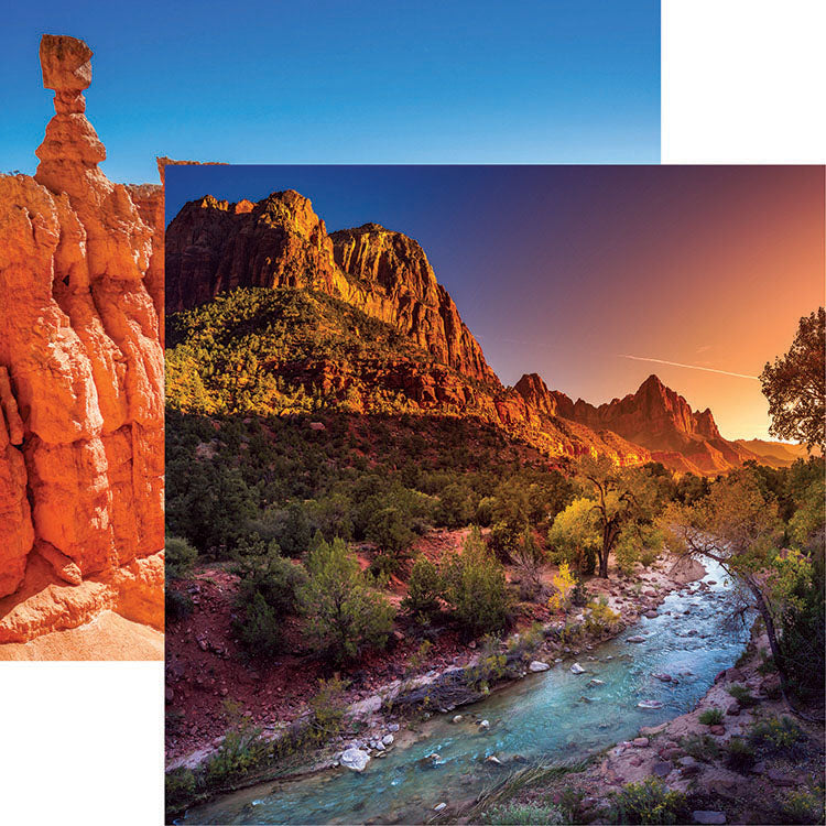 Reminisce NATIONAL PARKS 12&quot;X12&quot; Double-Sided Scrapbook Paper