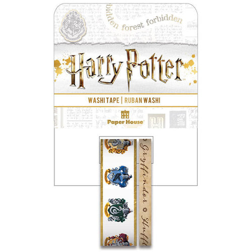 Paper House Wizarding World HARRY POTTER Washi Tape 2 Rolls