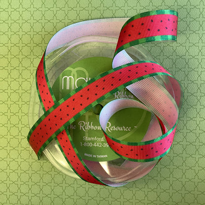 May Arts WATERMELON GROSGRAIN Ribbon 1 yard