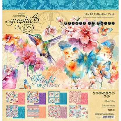 Graphic 45 FLIGHT OF FANCY 12X12 Collection Pack