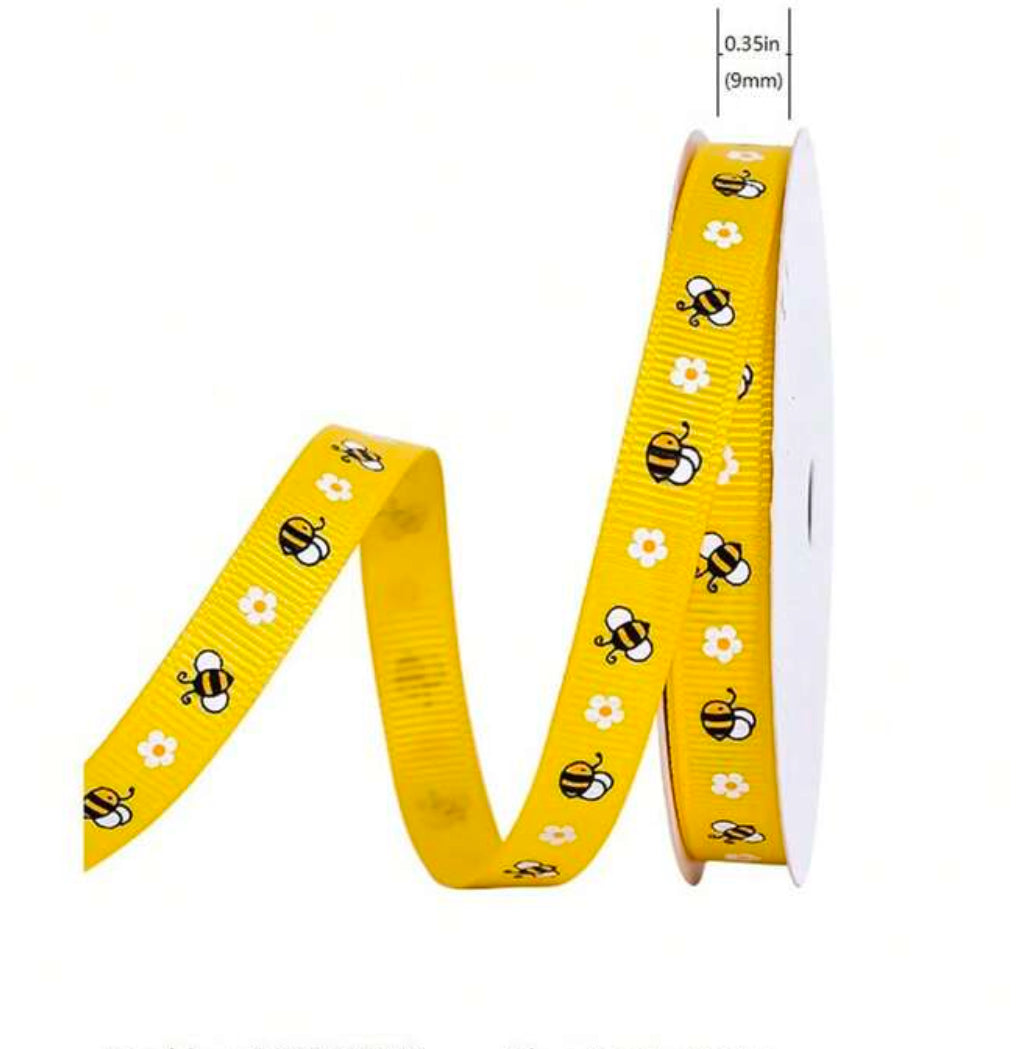Scrapbooksrus HONEY BEE Ribbon 1 yard