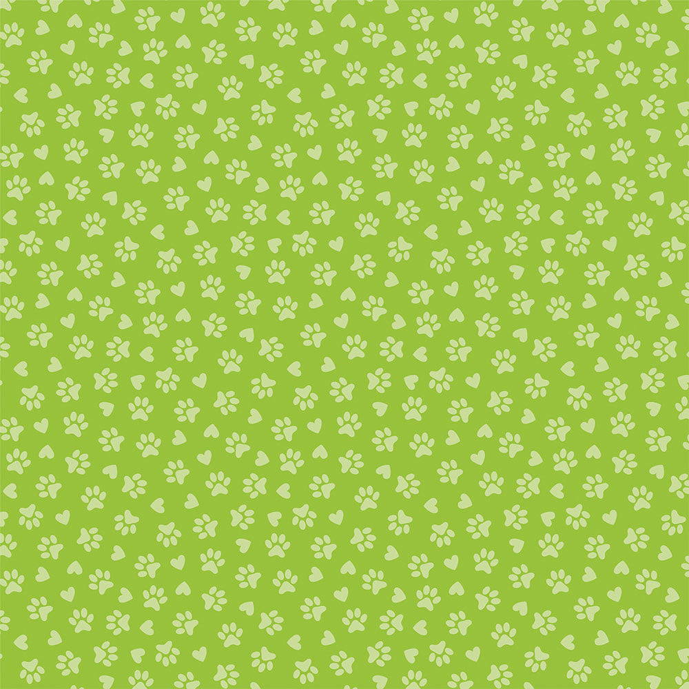 Photoplay Pampered Pooch LIVING LARGE 12X12 Scrapbook Paper