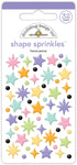 Doodlebug Sweet & Spooky HOCUS POCUS Shape Sprinkles Star Stickers 56pc