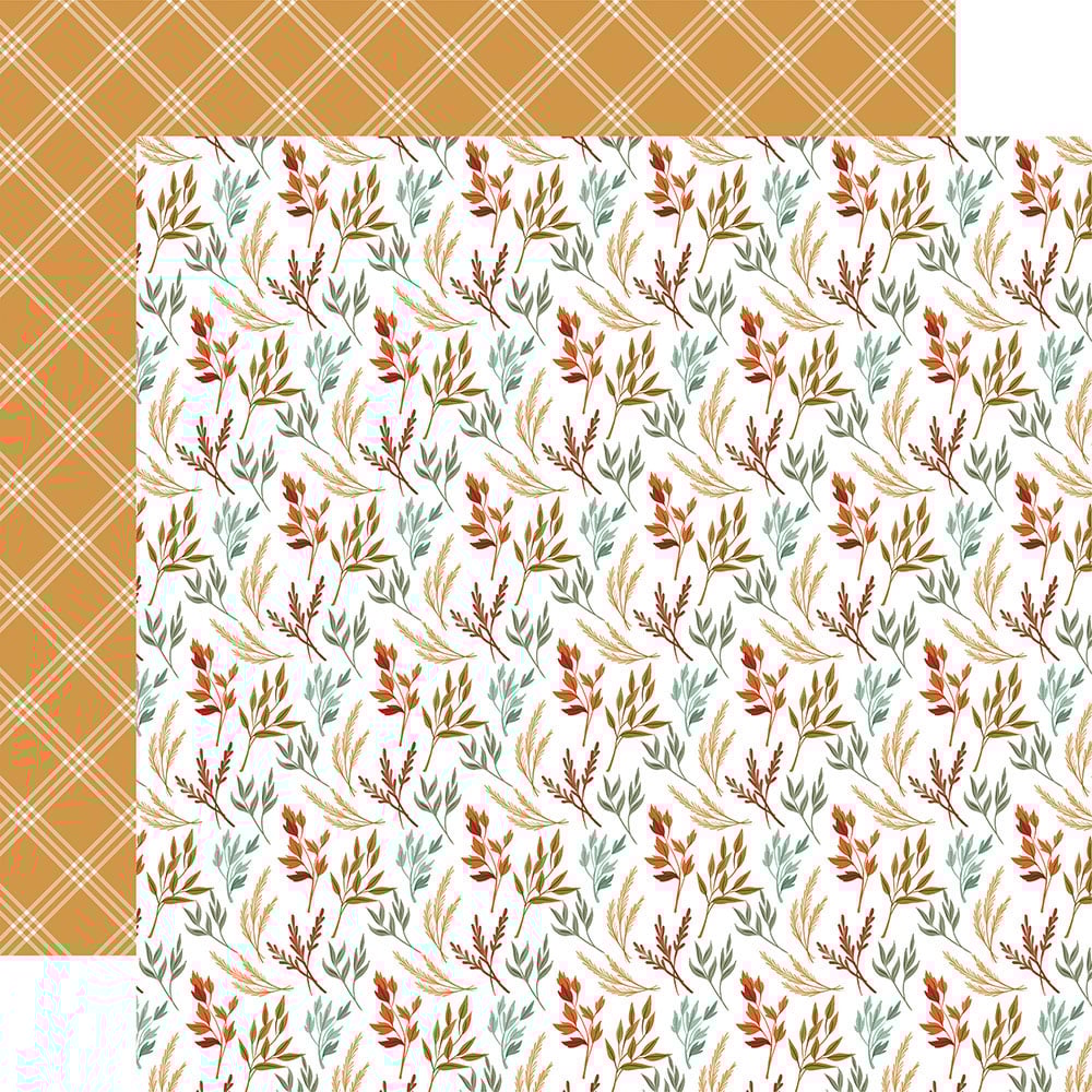 Echo Park Welcome Fall AUTUMN WHISPS 12"X12" Scrapbook Paper