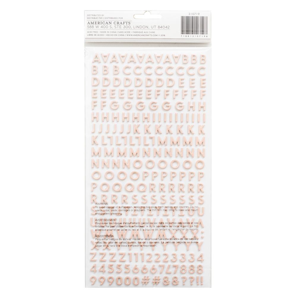Thickers HAPPY LIFE Foam Letter Stickers 494pc
