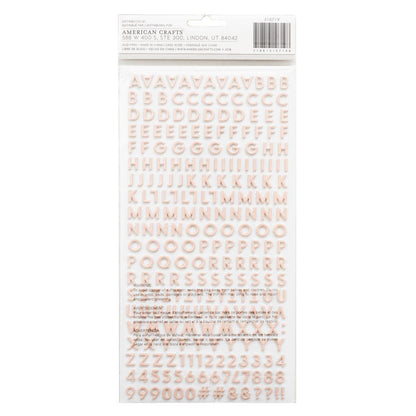 Thickers HAPPY LIFE Foam Letter Stickers 494pc