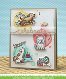 Lawn Fawn YAPPY BIRTHDAY Clear Stamps 29pc