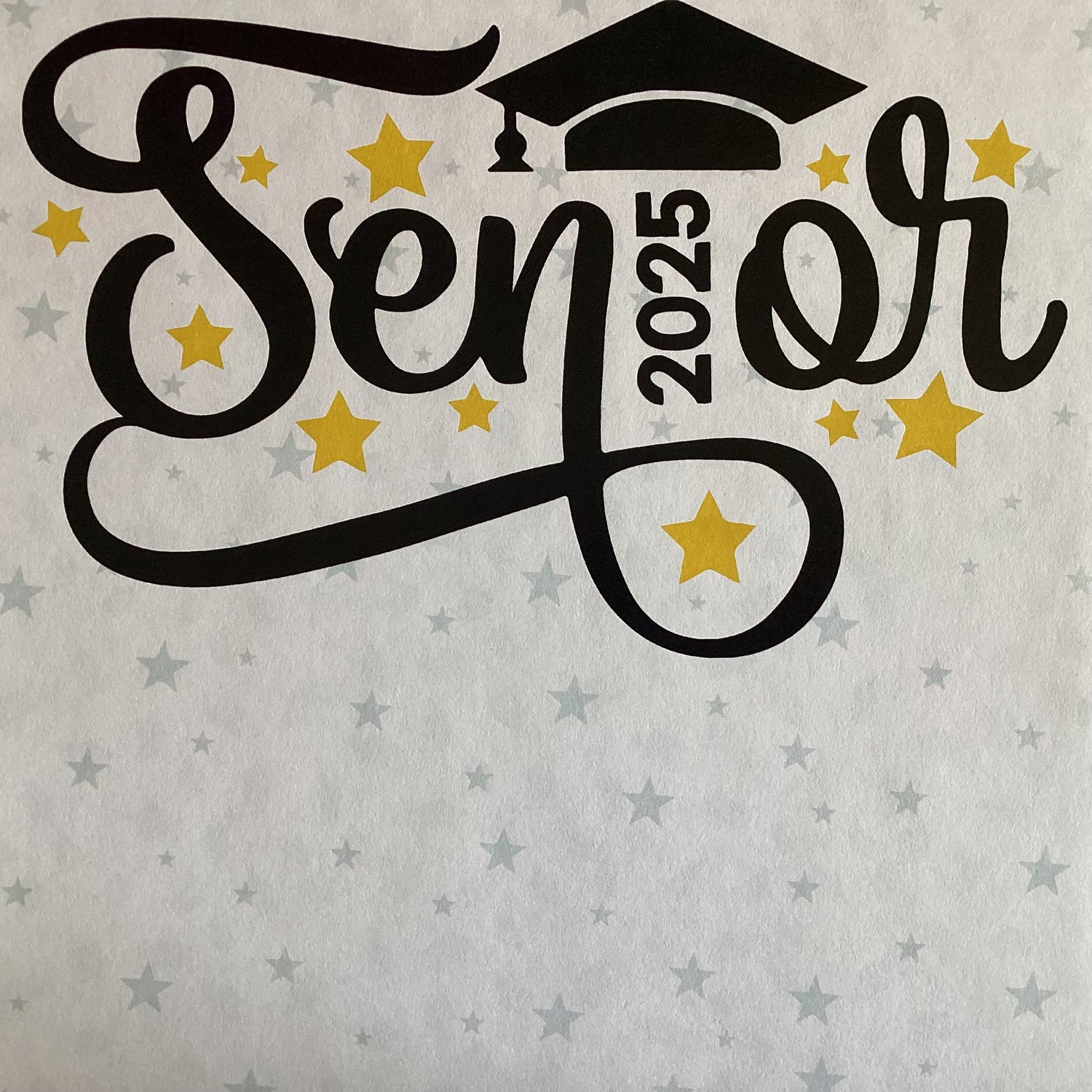 SENIOR GRADUATION STARS 2025 12&quot;X12&quot; Scrapbook Customs Paper