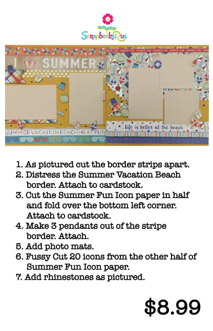 Carta Bella BEACH DAY Double Layout Page Kit