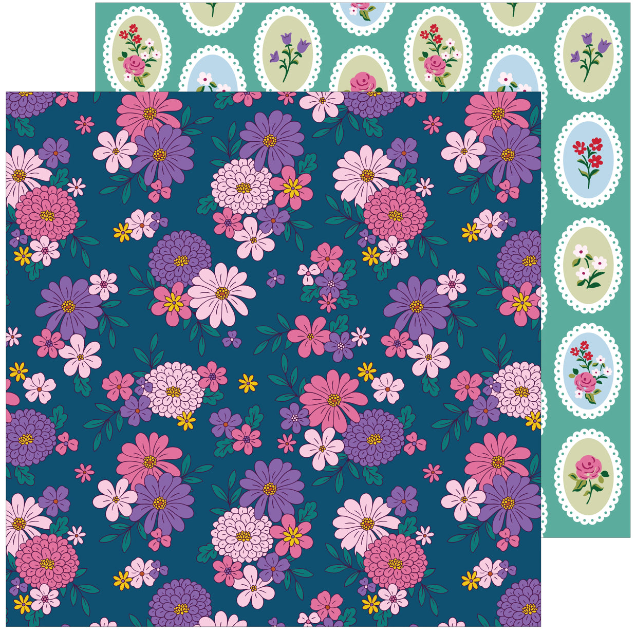 Pinkfresh Paige Evans LOVELY LANE 12”X12” Paper Pack