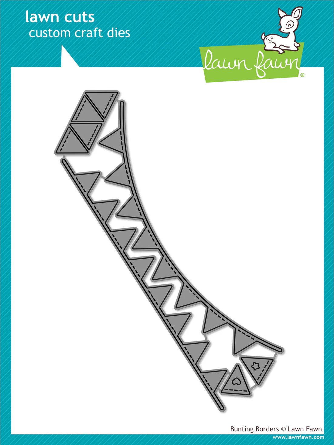 Lawn Cuts BUNTING BORDERS Custom Craft Dies 5pc