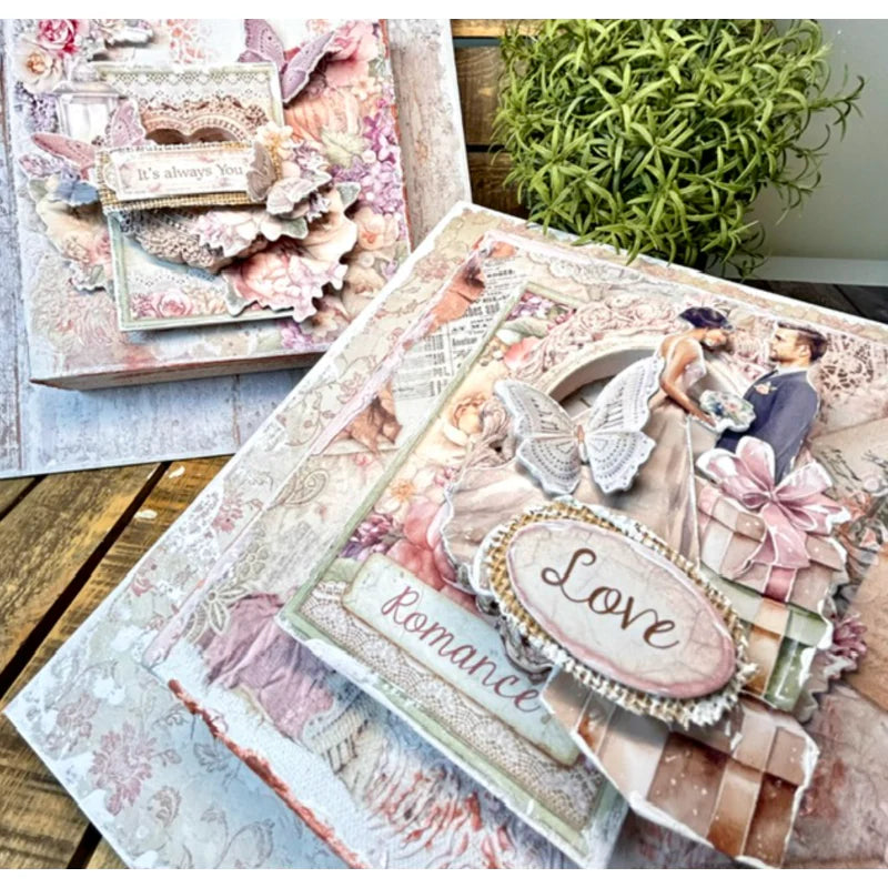 Stamperia ROMANCE FOREVER Adhesive Ephemera Cut Outs