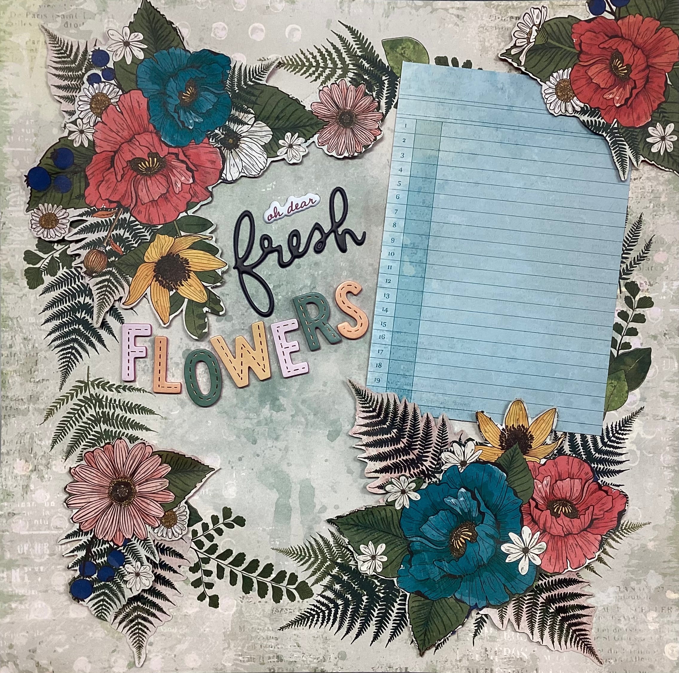 Vicki Boutin FERNWOOD 12&quot;X12&quot; Scrapbook Paper