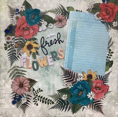 Vicki Boutin FERNWOOD 12&quot;X12&quot; Scrapbook Paper