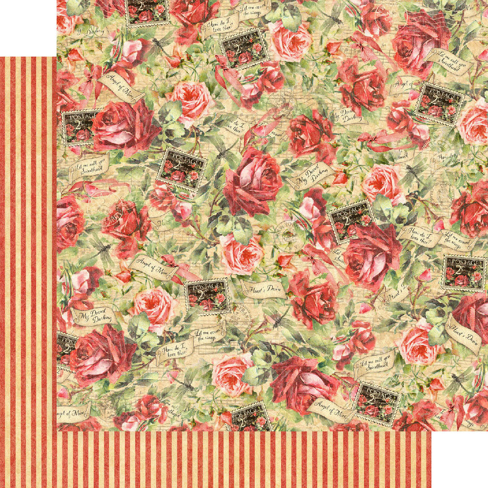 Graphic 45 Collector’s Edition LOVE NOTES 8X8 Collection Pack