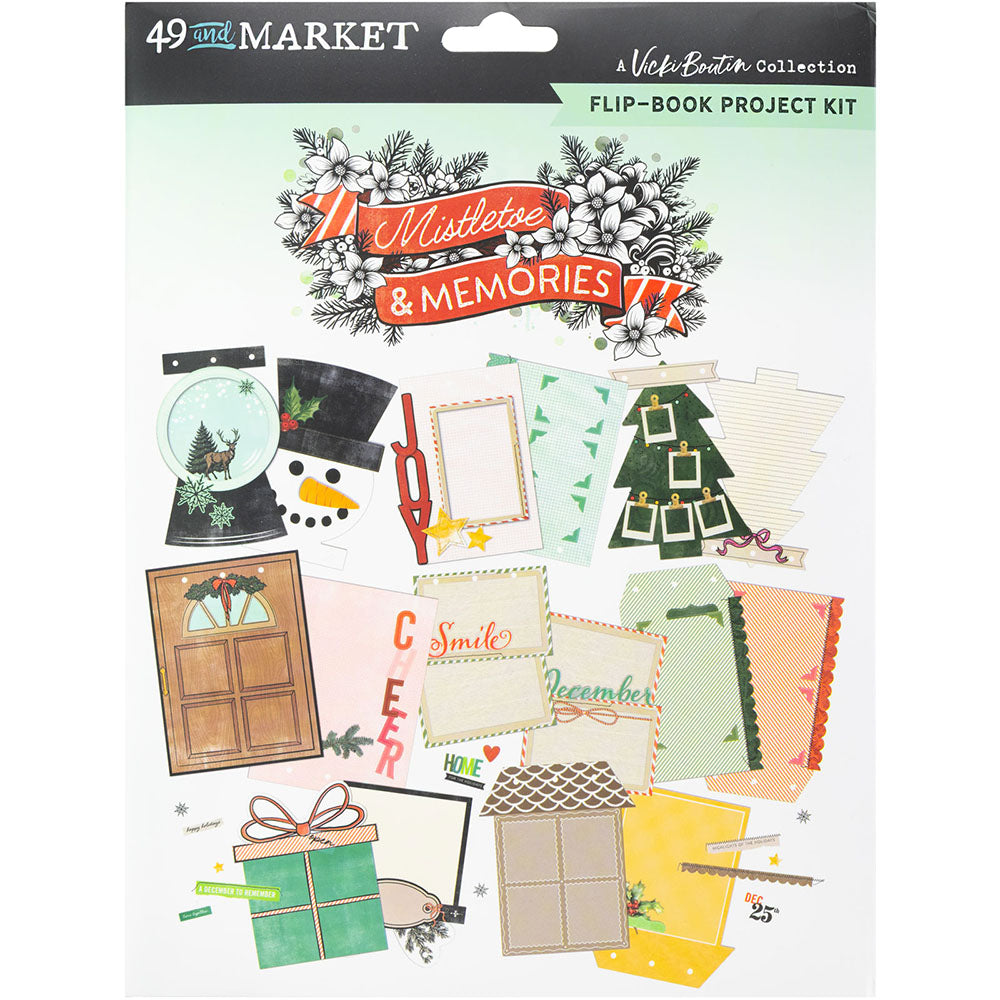 49 and Market Vicki Boutin MISTLETOE &amp; MEMORIES Flip-Book Project Kit