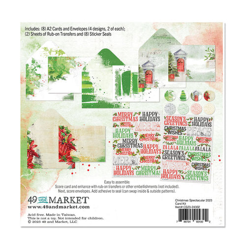 49 and Market CHRISTMAS SPECTACULAR 2023 Card Kit 18pc