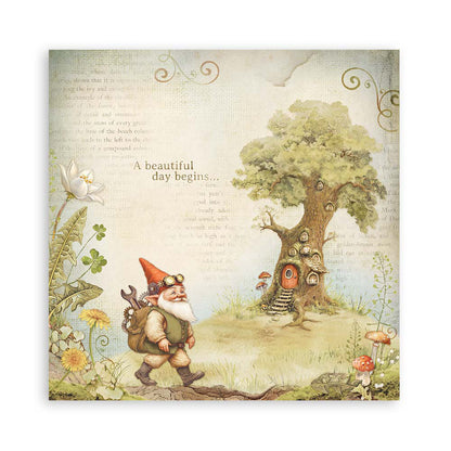 Stamperia HIDDEN GROVE MAXI PAD 12&quot;X12&quot; Scrapbook Paper Pack