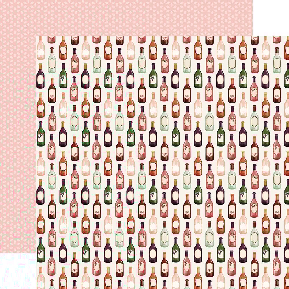 Carta Bella WINE CELLAR COLLECTION 12"X12" Scrapbook Paper