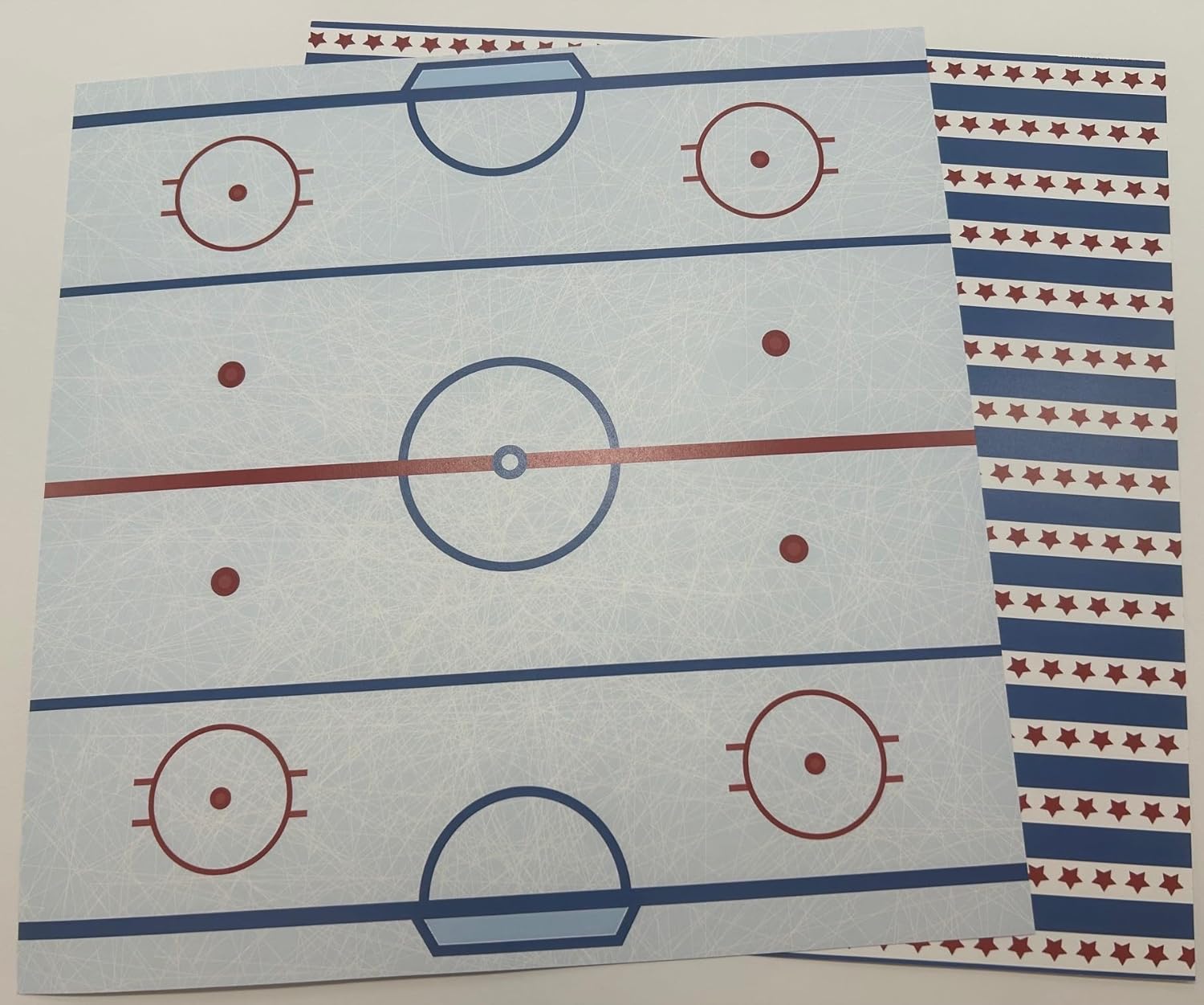 Scrapbook Customs HOCKEY LIFE 12"X12" Paper Kit 12 Sheets
