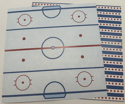 Scrapbook Customs HOCKEY LIFE 12"X12" Paper Kit 12 Sheets