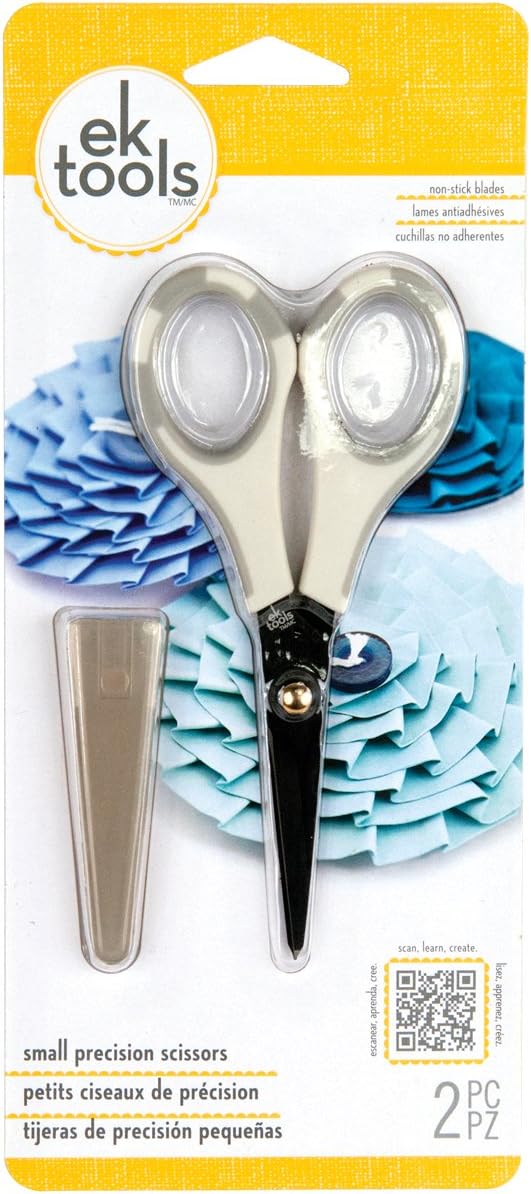 EK Tools SMALL PRECISION SCISSORS Non-Stick Blades