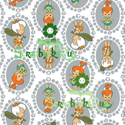 Flintstones Yabba Dabba 12&quot;X12” Scrapbook Paper Pack