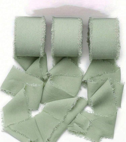 HANDMADE CHIFFON EDGE Ribbon Fabric Trim