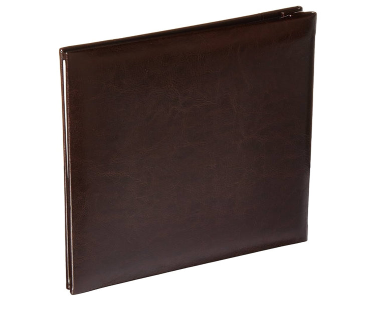 Pioneer 8”X8” EMBOSSED WORDS BROWN Post Bound Memory Scrapbook Album