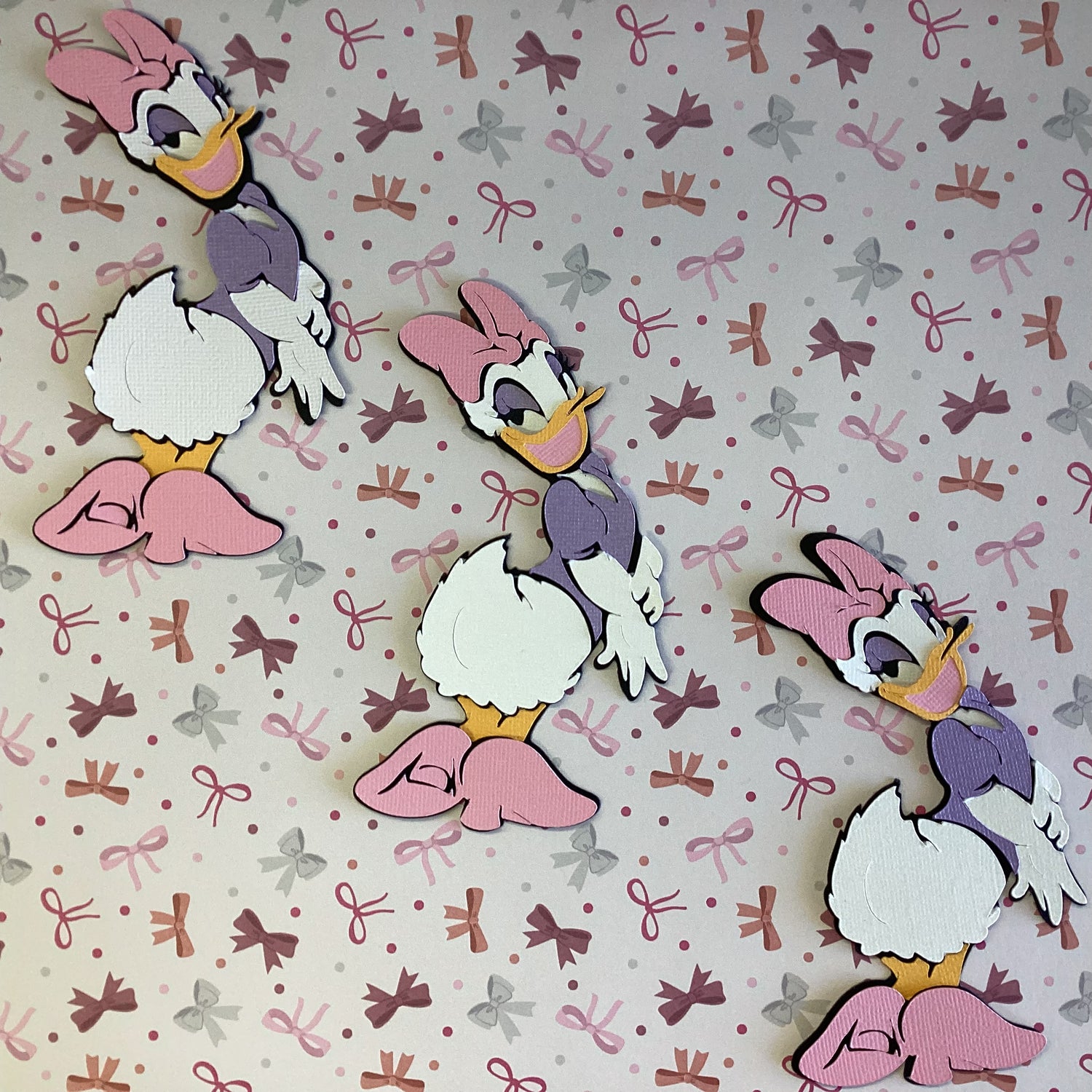 Scrapbooksrus Diecut Disney Diecuts Daisy 3D Layered Die Cut scrapbook embellishment