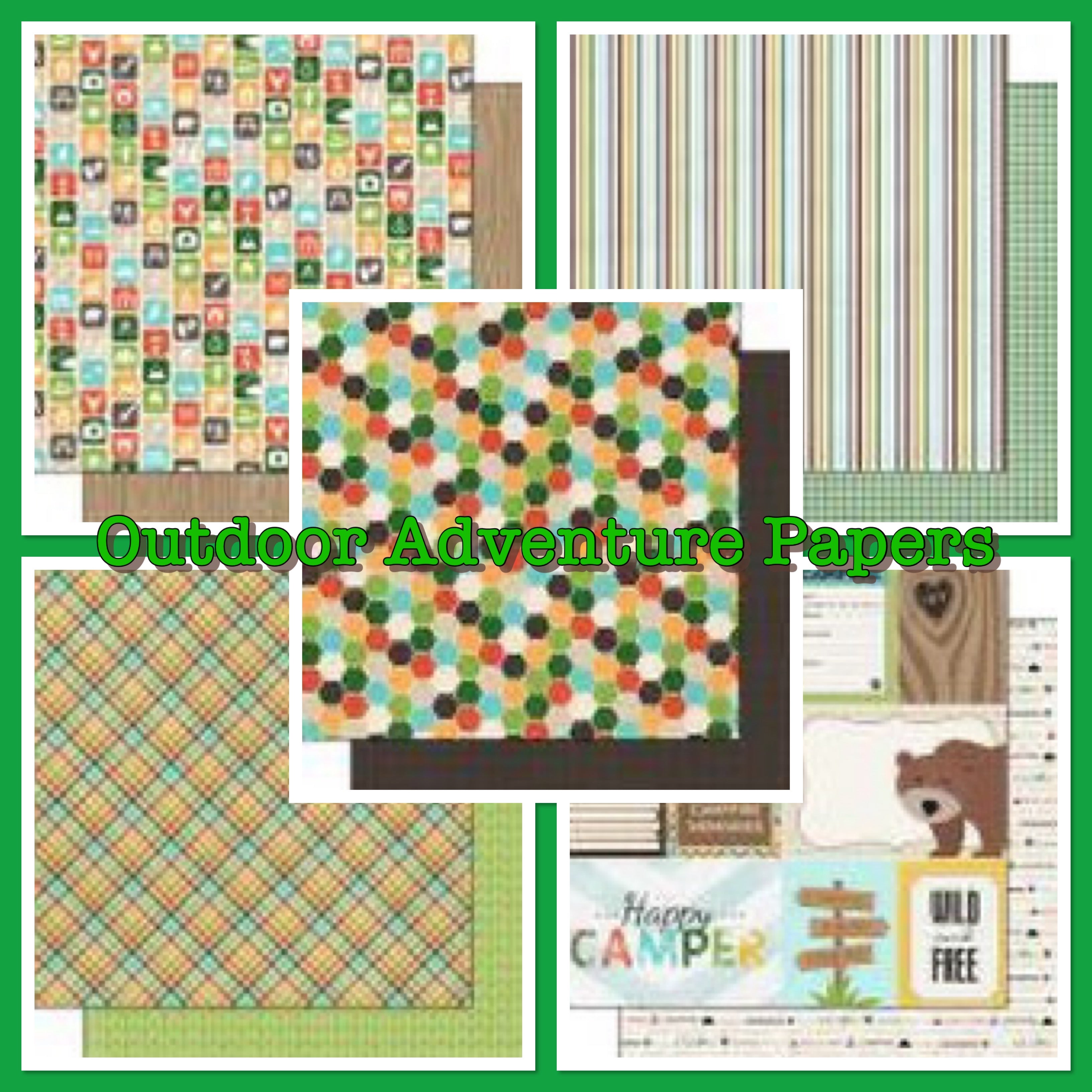 Scrapbook Customs OUTDOOR ADVENTURE 12&quot;X12&quot; Paper