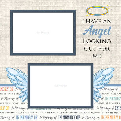 IN LOVING MEMORY QUICK PAGE KIT 12X12 Scrapbook Paper Stickers 5pc Scrapbooksrus