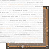 RIDING HORSEBACK 12"X12" Scrapbook Kit 7pc