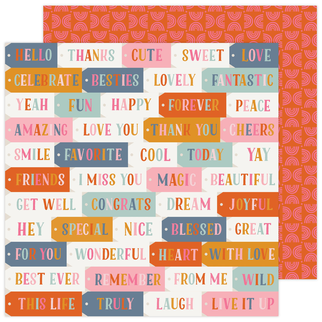 AC Jen Hadfield Stardust THIS LIFE 12"X12" Scrapbook Paper