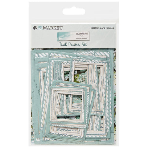 49 and Market Color Swatch TEAL FRAME SET 18pc