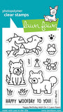 Lawn Fawn YAPPY BIRTHDAY ADD-ON Clear Stamps & Dies Set 21pc