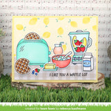 Lawn Fawn A WAFFLE LOT Clear Stamps & Dies Set 28pc